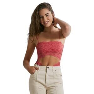 NWT Urban Outfitters Out From Under Magnolia Lace Cutout Bodysuit Sz M